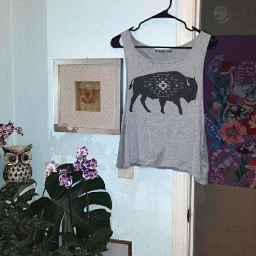 Gianni bini Buffalo tank southwestern style bohemian top womens L